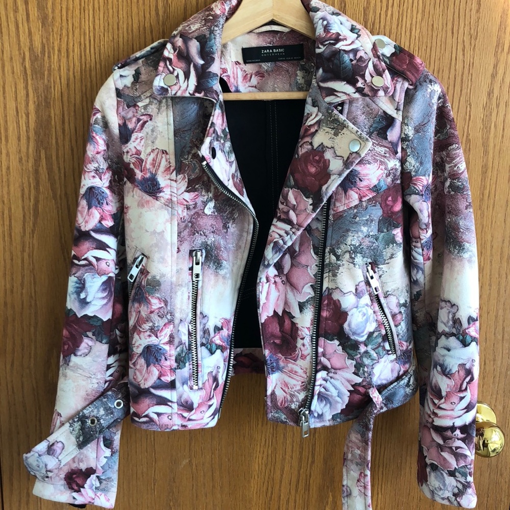 Zara Floral Bomber